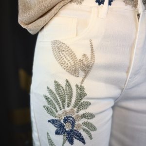 Jeans Bordados Color
