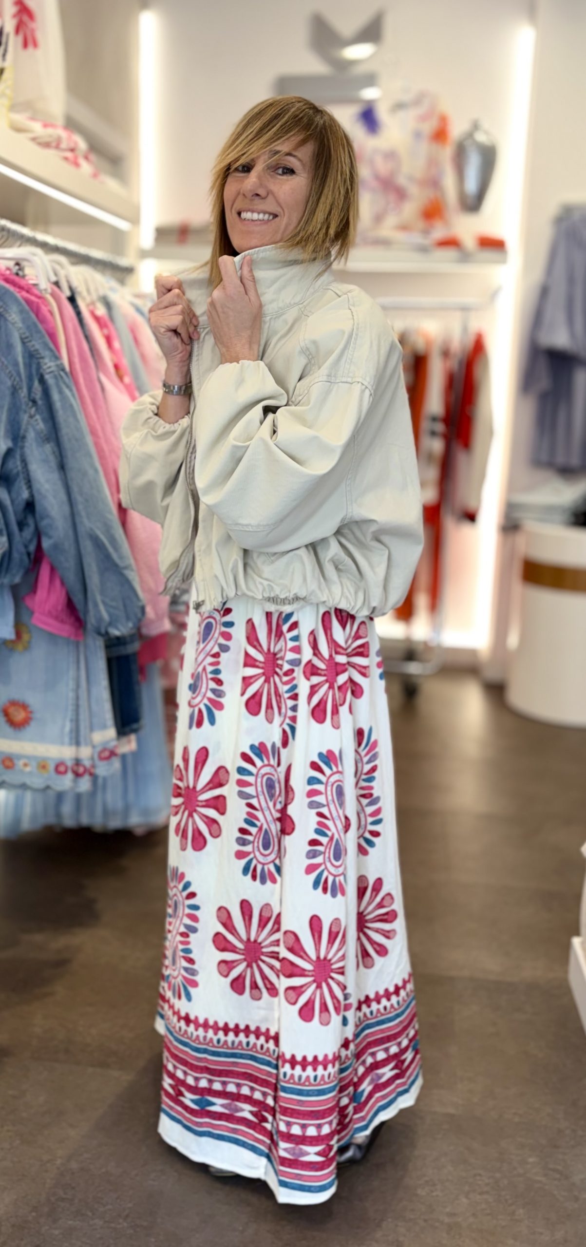 Vestido Largo Estampado